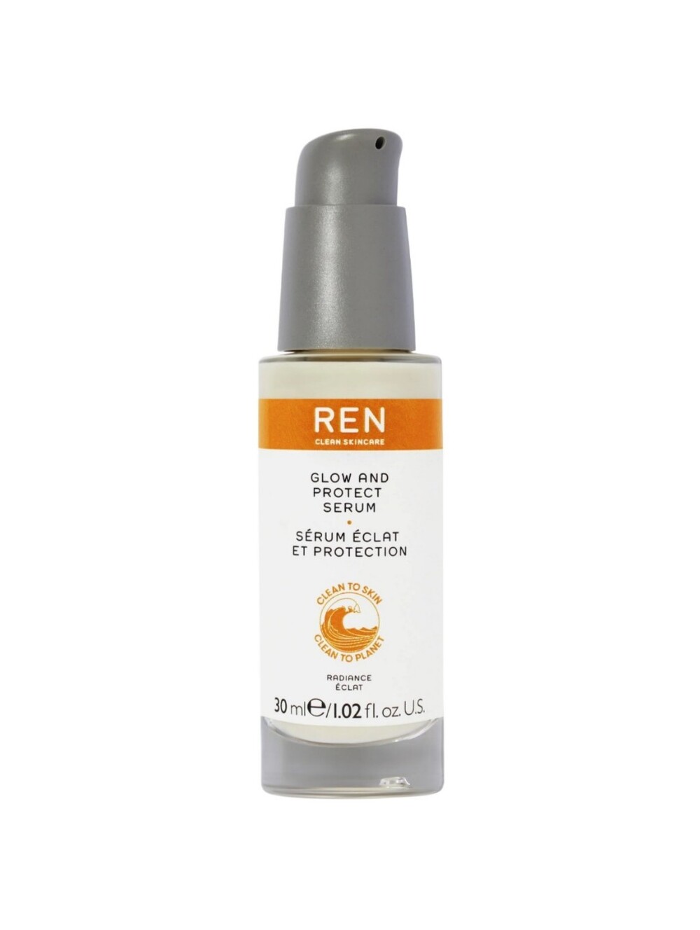 NIB Ren Glow and Protect Serum 30ml A3